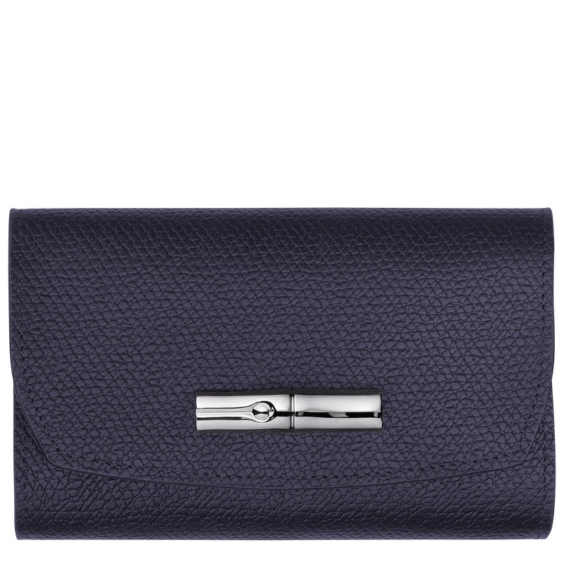 Bilberry Longchamp Le Roseau - Leather Women Wallets | 435970YPM