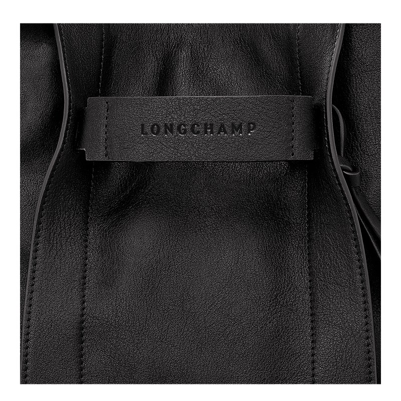 Black Longchamp 3D S Crossbody bag - Leather Women Crossbody bags | 406798OHS