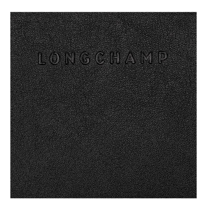 Black Longchamp 3D - Leather Women Wallets | 541803MET