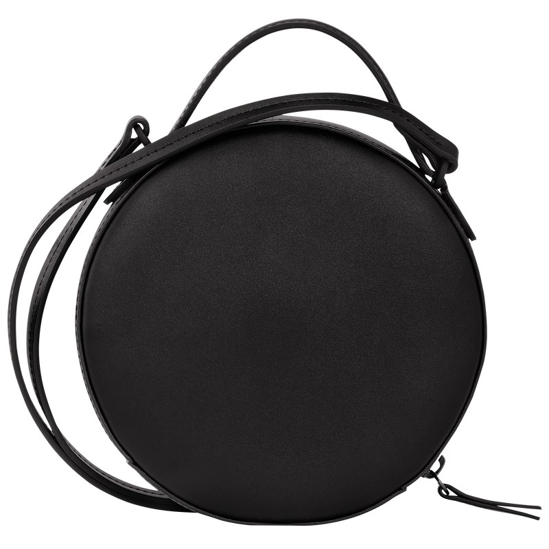 Black Longchamp Box-Trot XS Crossbody bag - Leather Women Crossbody bags | 793028DON