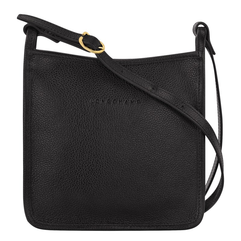 Black Longchamp Le Foulonné S Crossbody bag - Leather Women Crossbody bags | 453689WTZ