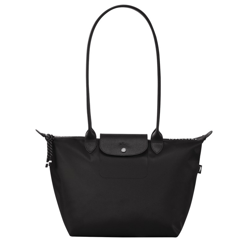 Black Longchamp Le Pliage Energy L - Recycled canvas Women Shoulder bags | 536127USR