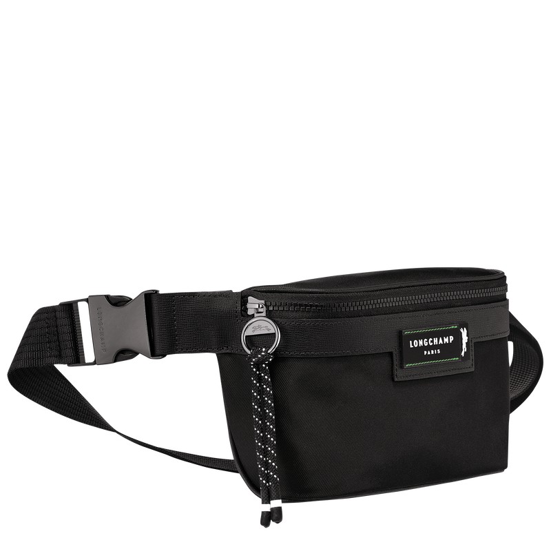 Black Longchamp Le Pliage Energy M - Recycled canvas Men Belt bags | 789306JBT