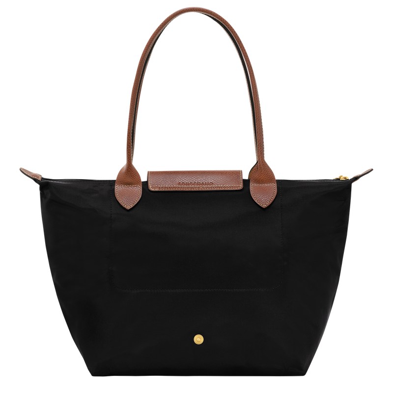 Black Longchamp Le Pliage Original M - Recycled canvas Women Shoulder bags | 012384QHY