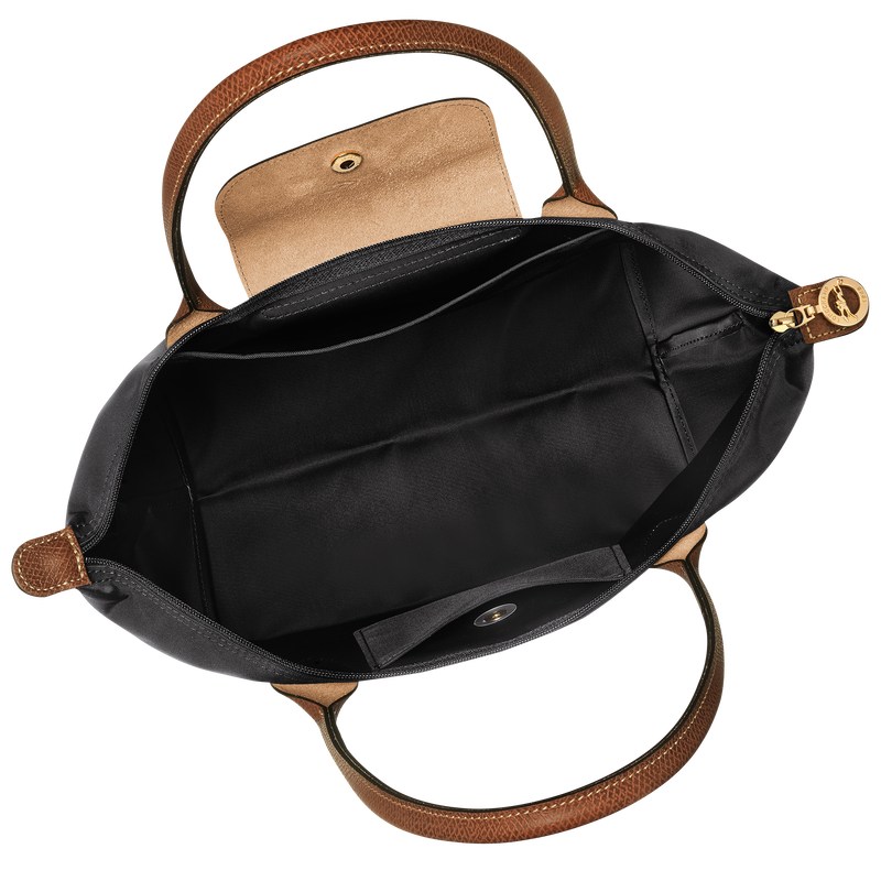 Black Longchamp Le Pliage Original M - Recycled canvas Women Shoulder bags | 012384QHY