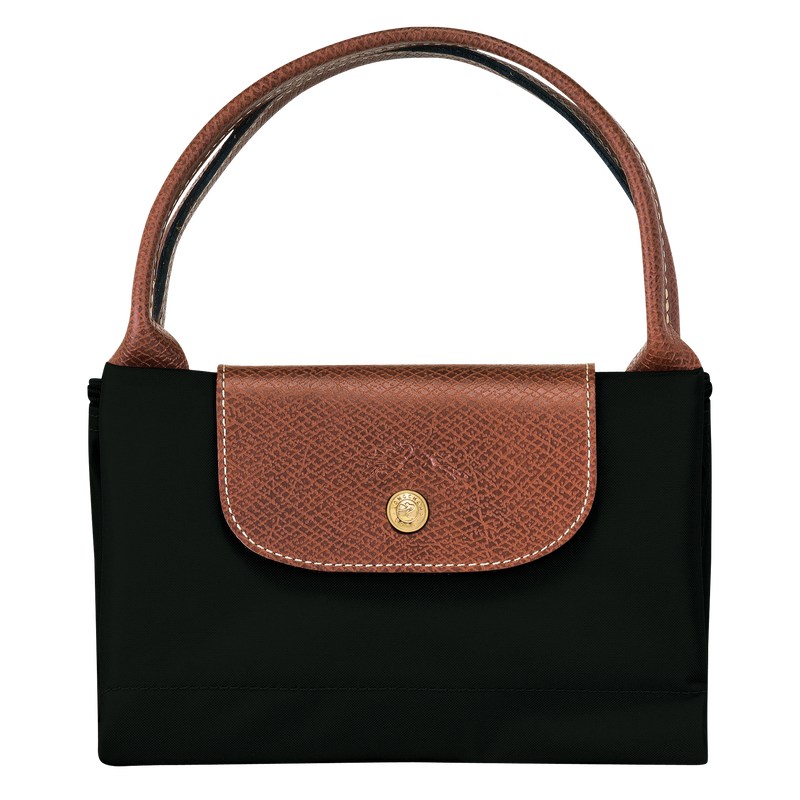 Black Longchamp Le Pliage Original M - Recycled canvas Women Handbags | 924810YWP