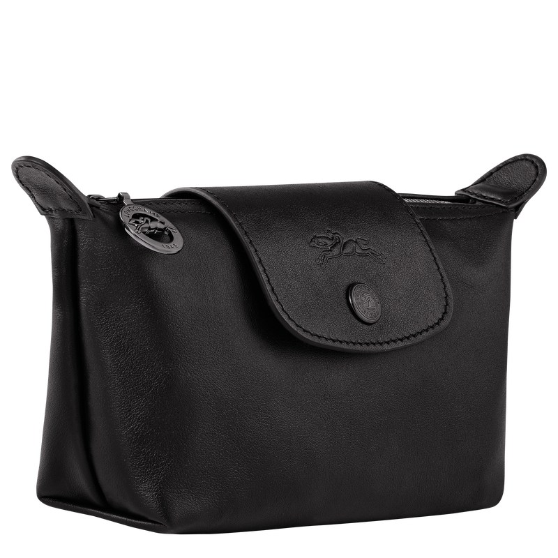 Black Longchamp Le Pliage Xtra Pouch - Leather Women Pouches & Cases | 470938BFW