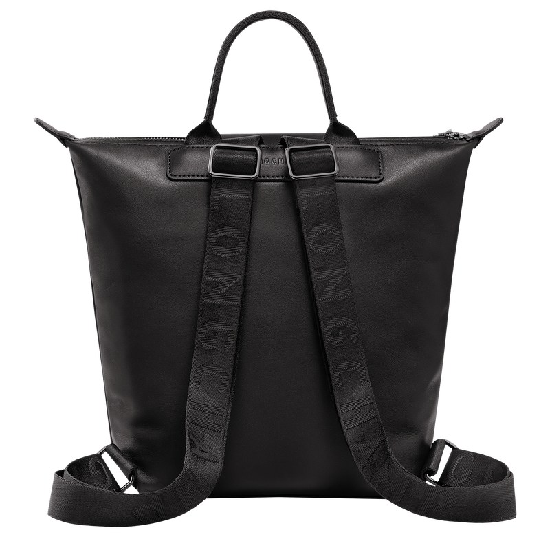 Black Longchamp Le Pliage Xtra S - Leather Women Backpacks | 135249XUM