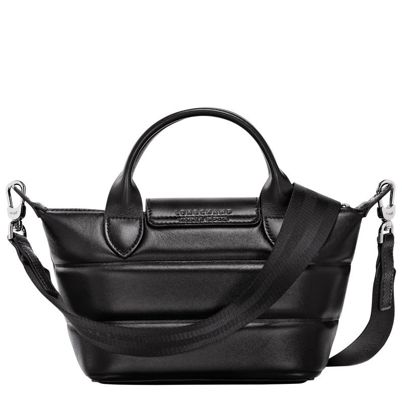 Black Longchamp Le Pliage Xtra XS - Leather Women Handbags | 205368JEP