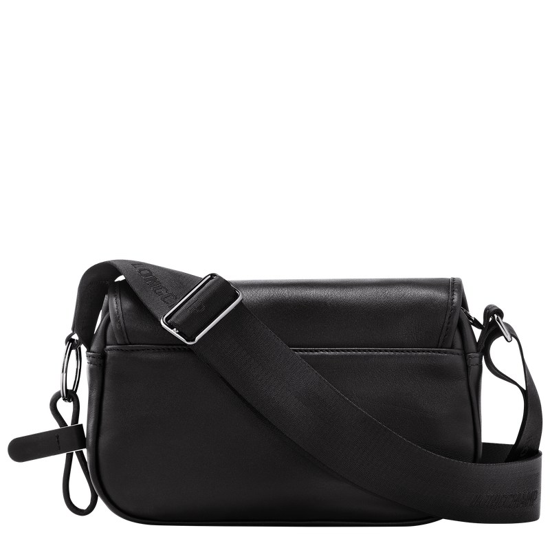 Black Longchamp Très Paris S Crossbody bag - Leather Women Crossbody bags | 419637LMJ