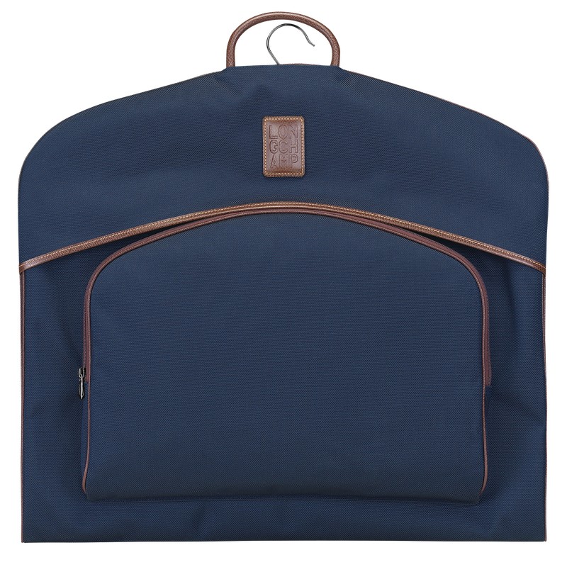 Blue Longchamp Boxford Garment cover - Recycled canvas Men Travel accessories | 523690GOE