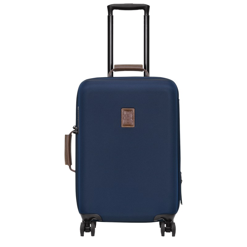 Blue Longchamp Boxford S - Recycled canvas Women Suitcases | 049871ADI