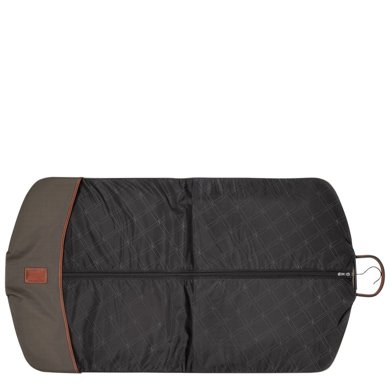 Brown Longchamp Boxford Garment cover - Recycled canvas Men Travel accessories | 639015KRA