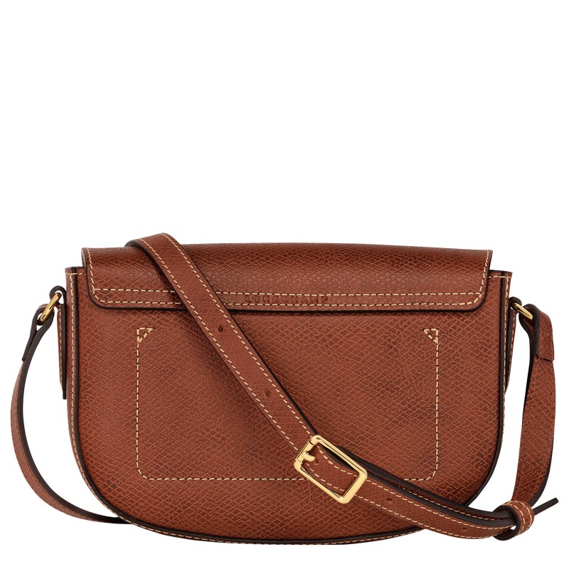 Brown Longchamp Épure S Crossbody bag - Leather Women Crossbody bags | 879064VDM