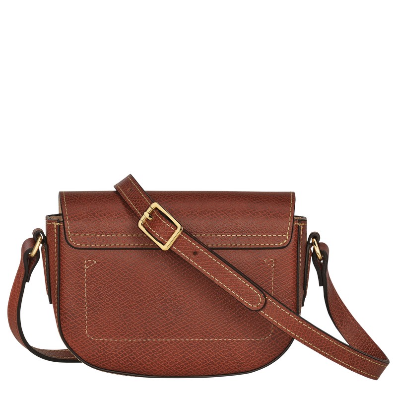 Brown Longchamp Épure XS Crossbody bag - Leather Women Crossbody bags | 238094SDZ