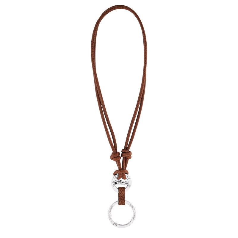 Brown Longchamp Épure - Leather Women Key rings | 146370JQD