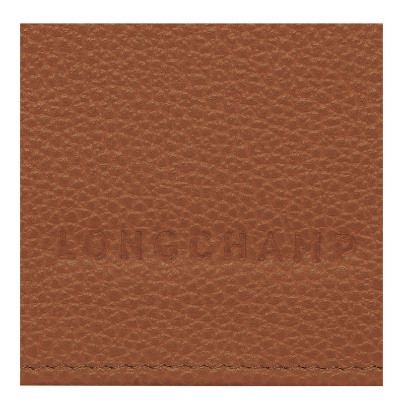 Caramel Longchamp Le Foulonné Continental - Leather Women Wallets | 213768UBA