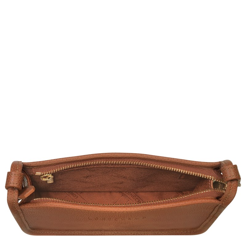 Caramel Longchamp Le Foulonné S Crossbody bag - Leather Women Crossbody bags | 046315UIF