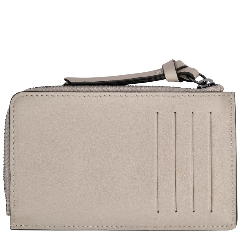 Clay Longchamp 3D Card holder - Leather Women Cardholders & Coin purses | 516482ZMY