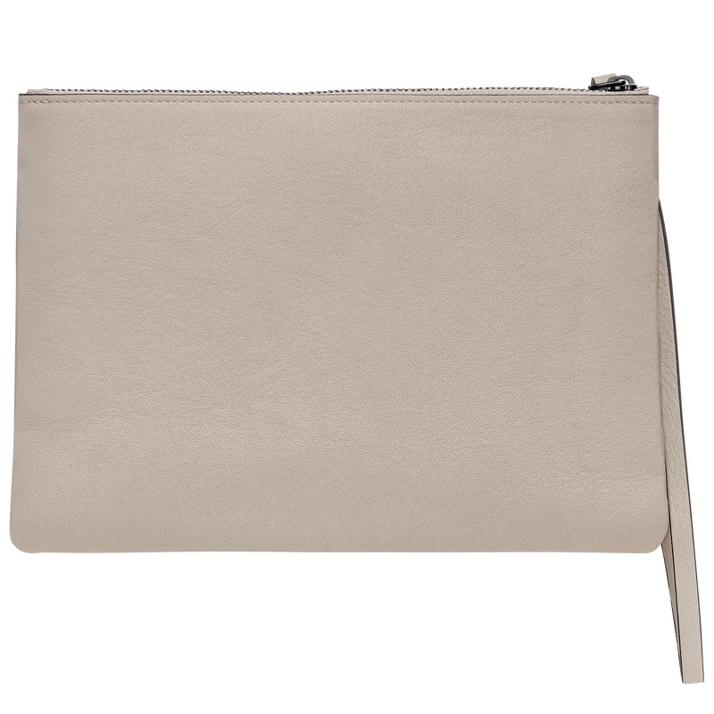 Clay Longchamp 3D Pouch - Leather Women Pouches & Cases | 253180VHA