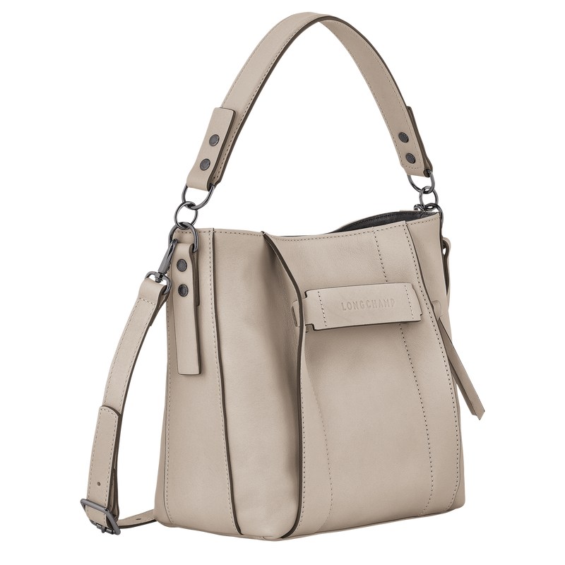 Clay Longchamp 3D S Crossbody bag - Leather Women Crossbody bags | 861753KDG