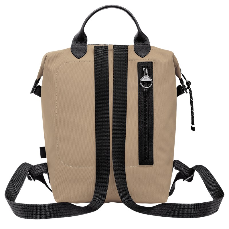 Clay Longchamp Le Pliage Energy L - Recycled canvas Women Backpacks | 059367QXF