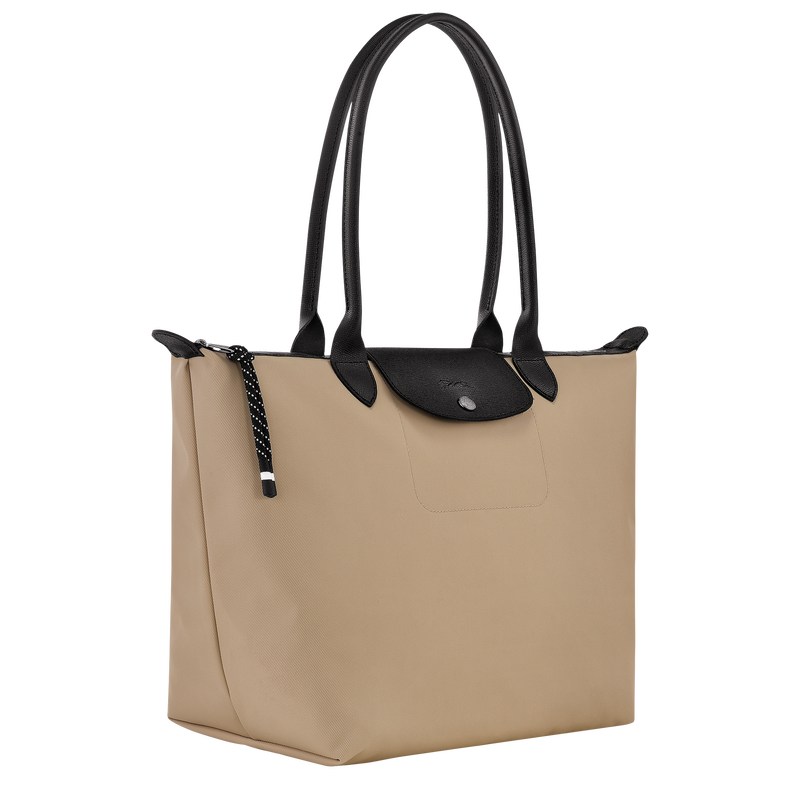 Clay Longchamp Le Pliage Energy L - Recycled canvas Women Shoulder bags | 821430PID