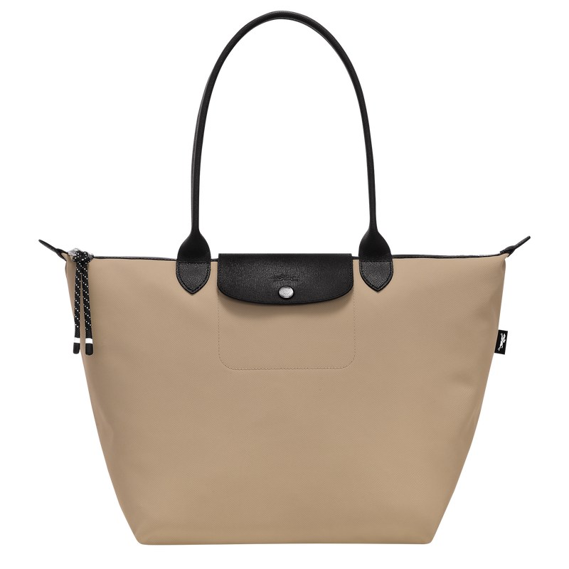 Clay Longchamp Le Pliage Energy L - Recycled canvas Women Shoulder bags | 821430PID