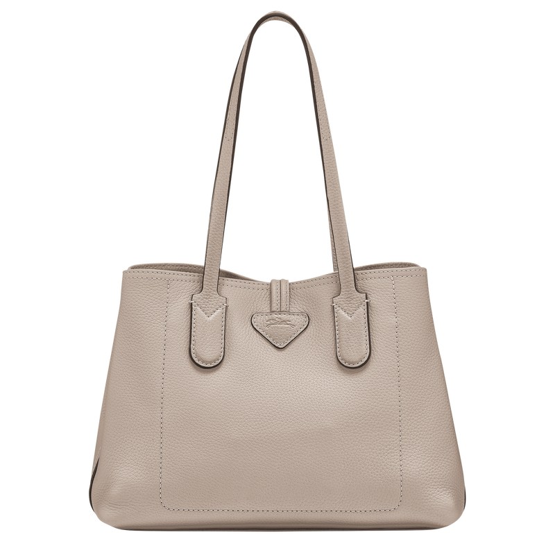 Clay Longchamp Le Roseau Essential M - Leather Women Shoulder bags | 195736LVR