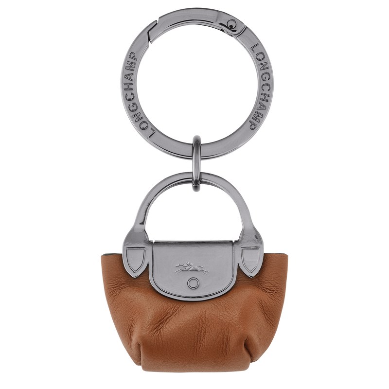 Cognac Longchamp Le Pliage Xtra - Leather Women Key rings | 027638BKQ