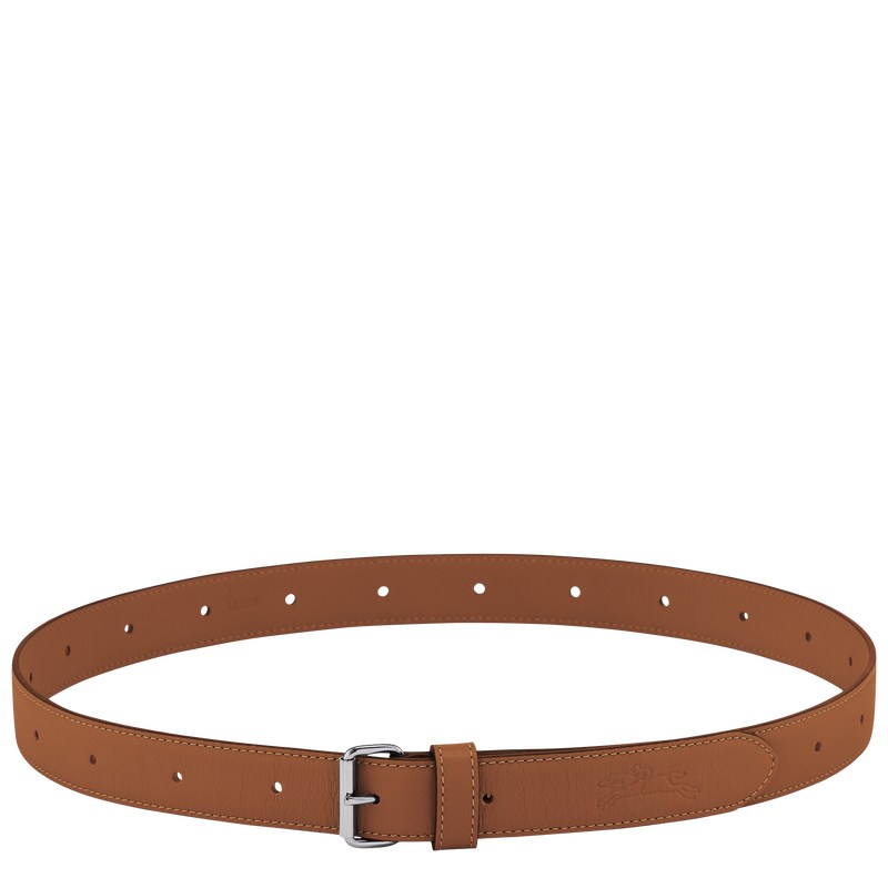 Cognac Longchamp Le Pliage Xtra - Leather Women Belts | 537948TUA