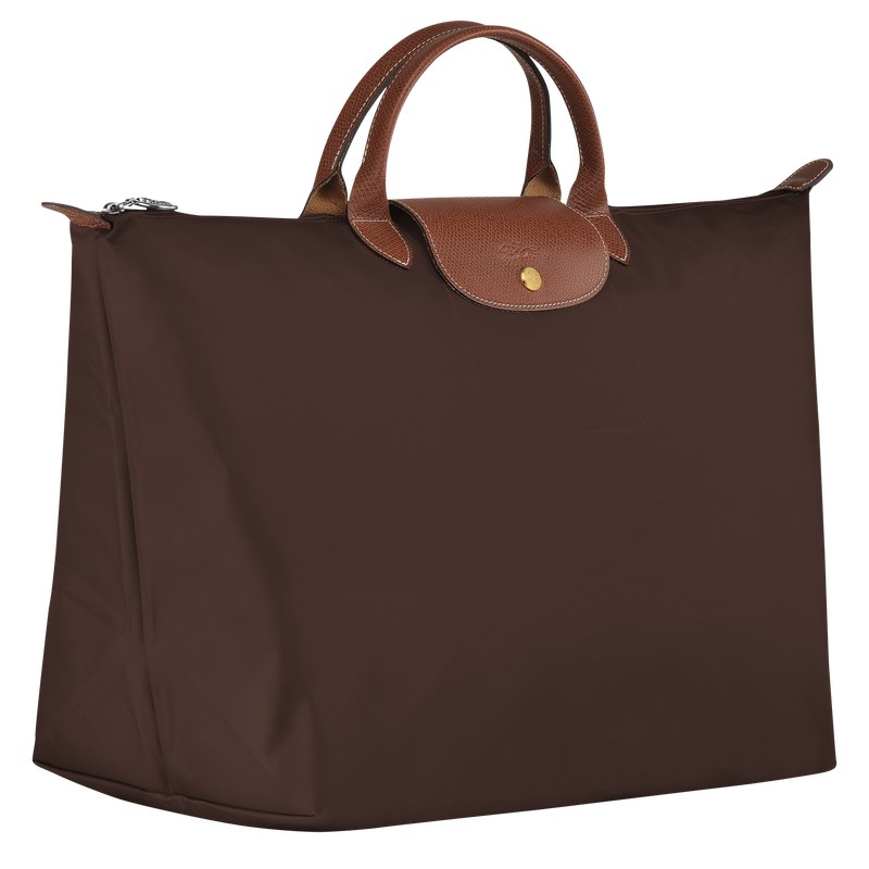 Ebony Longchamp Le Pliage Original S - Recycled canvas Women Travel bags | 438719AMN