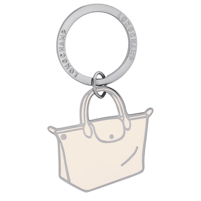 Ecru Longchamp Le Pliage - OTHER Women Key rings | 972150PND