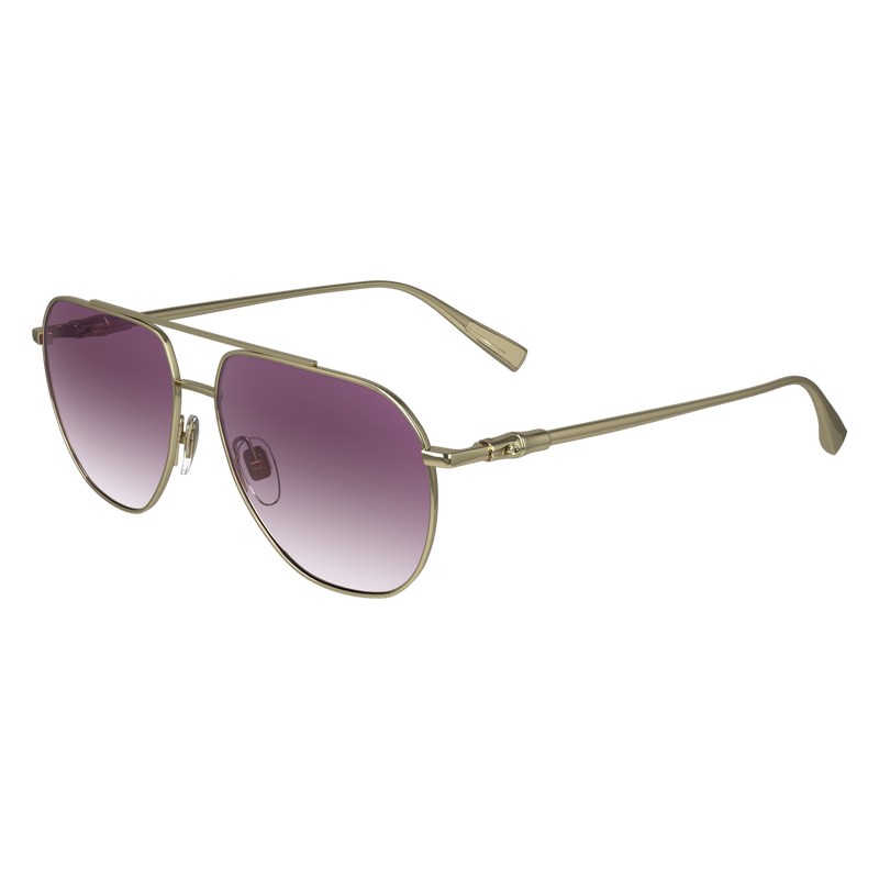 Gold/Pink Longchamp OTHER Women Sunglasses | 617249XOC