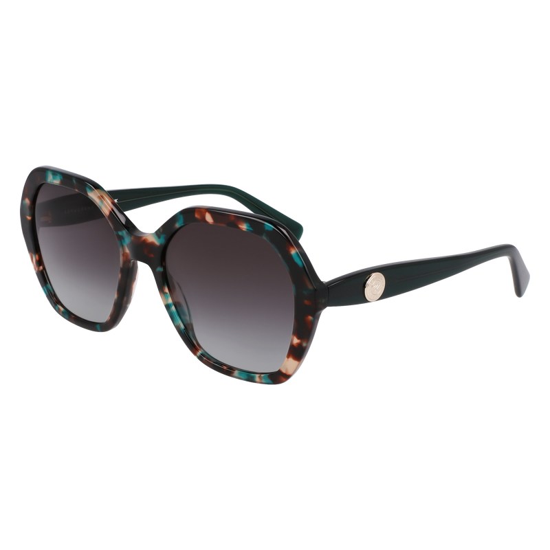 Green/Havana Green Longchamp OTHER Women Sunglasses | 573148DSO