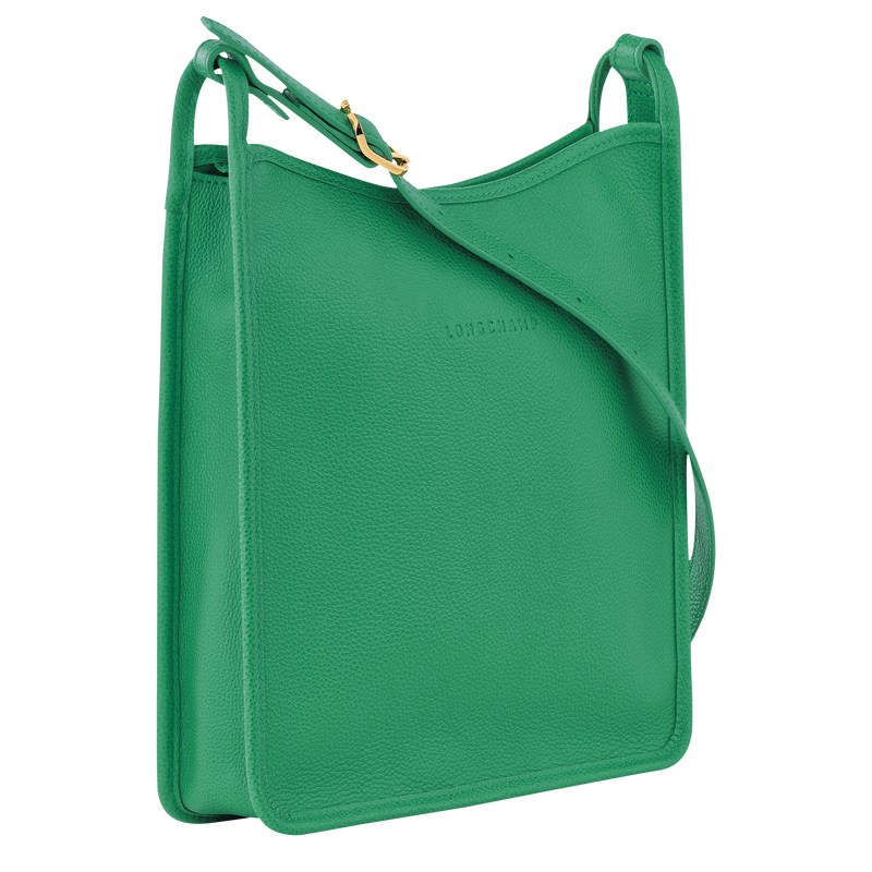 Green Longchamp Le Foulonné M Crossbody bag - Leather Women Crossbody bags | 129754UZS