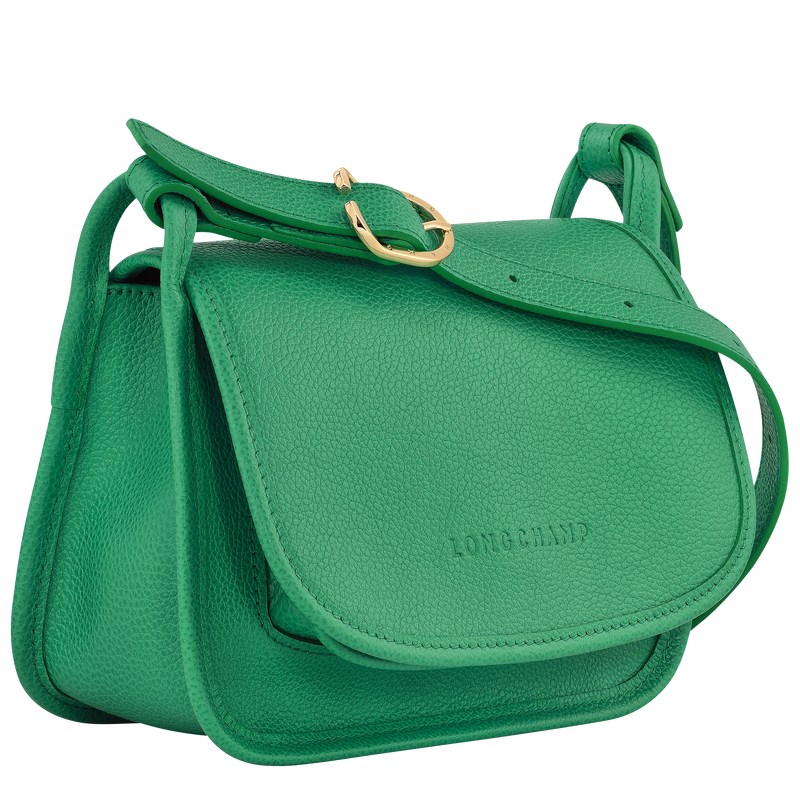 Green Longchamp Le Foulonné S Crossbody bag - Leather Women Crossbody bags | 548261TGZ