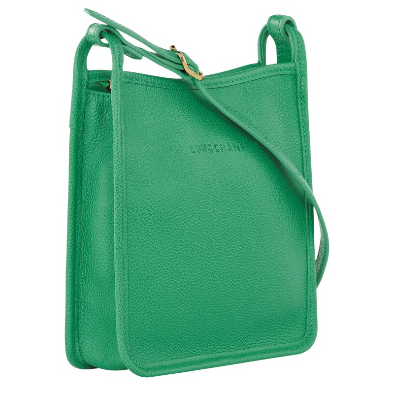 Green Longchamp Le Foulonné S Crossbody bag - Leather Women Crossbody bags | 580462RDY