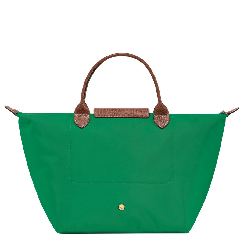 Green Longchamp Le Pliage Original M - Recycled canvas Women Handbags | 786014YTZ