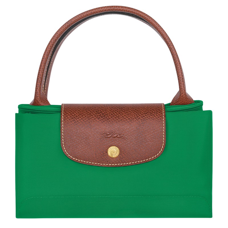 Green Longchamp Le Pliage Original M - Recycled canvas Women Handbags | 786014YTZ