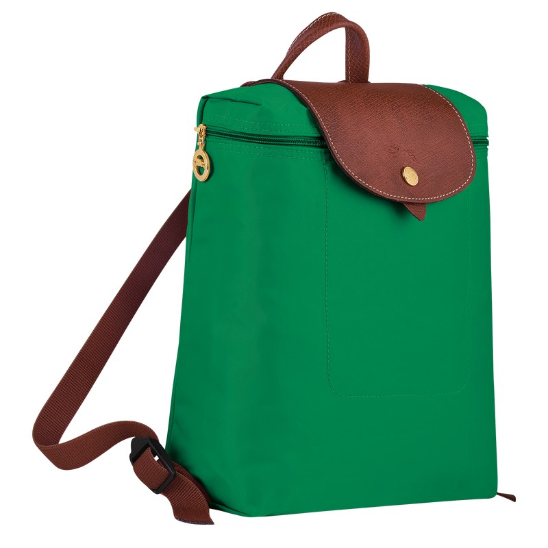 Green Longchamp Le Pliage Original M - Recycled canvas Women Backpacks | 153682UKR