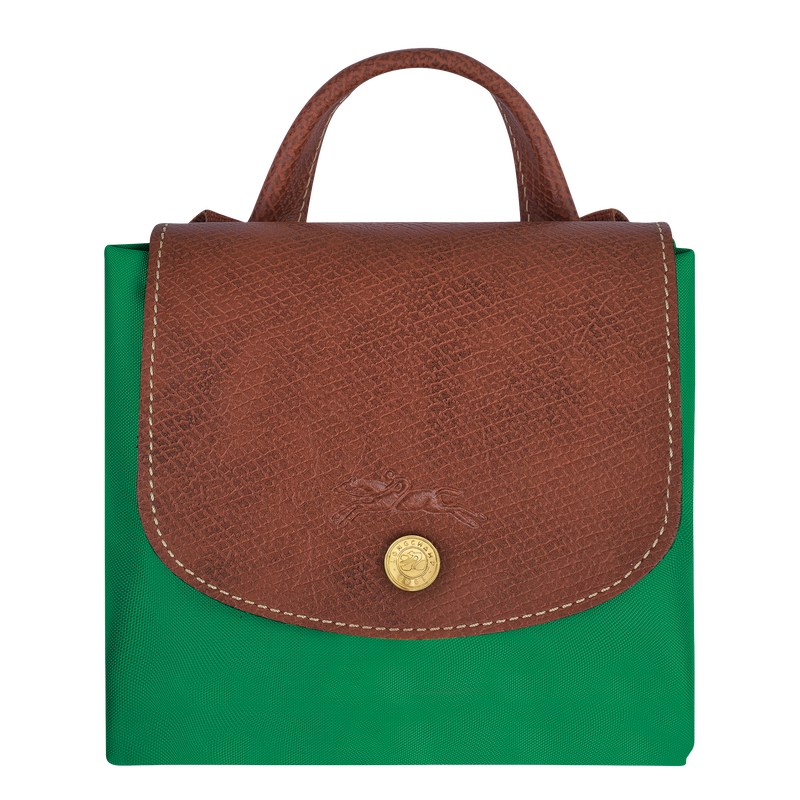 Green Longchamp Le Pliage Original M - Recycled canvas Women Backpacks | 153682UKR