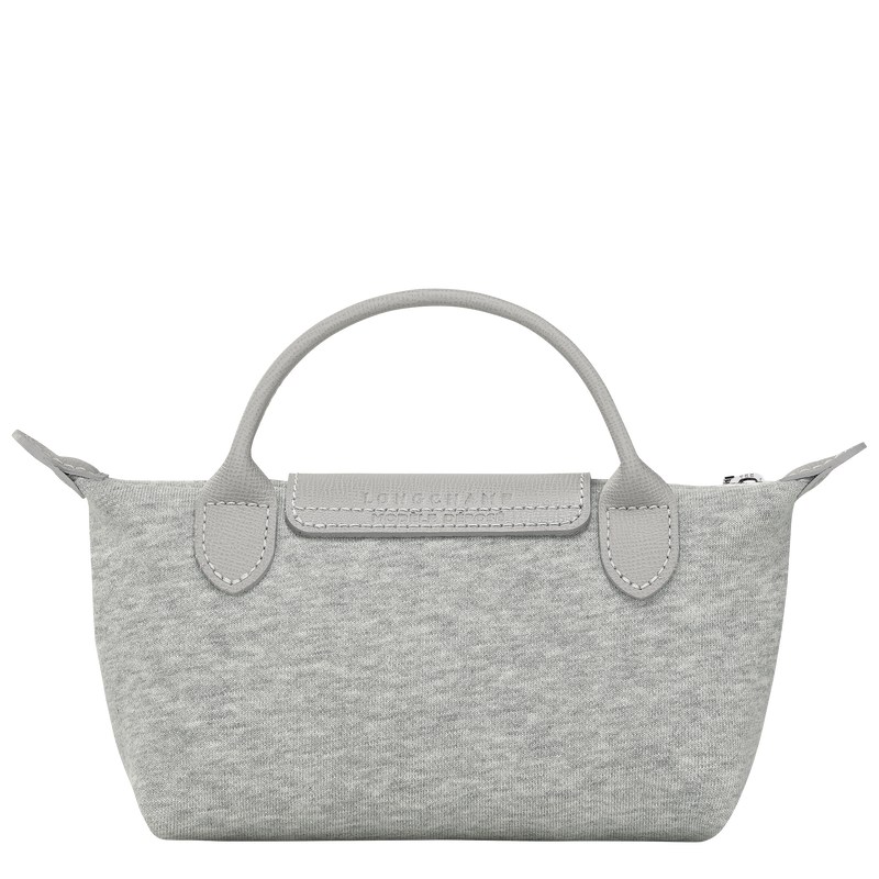 Grey Longchamp Le Pliage Collection Pouch - Canvas Women Pouches & Cases | 243871RBT