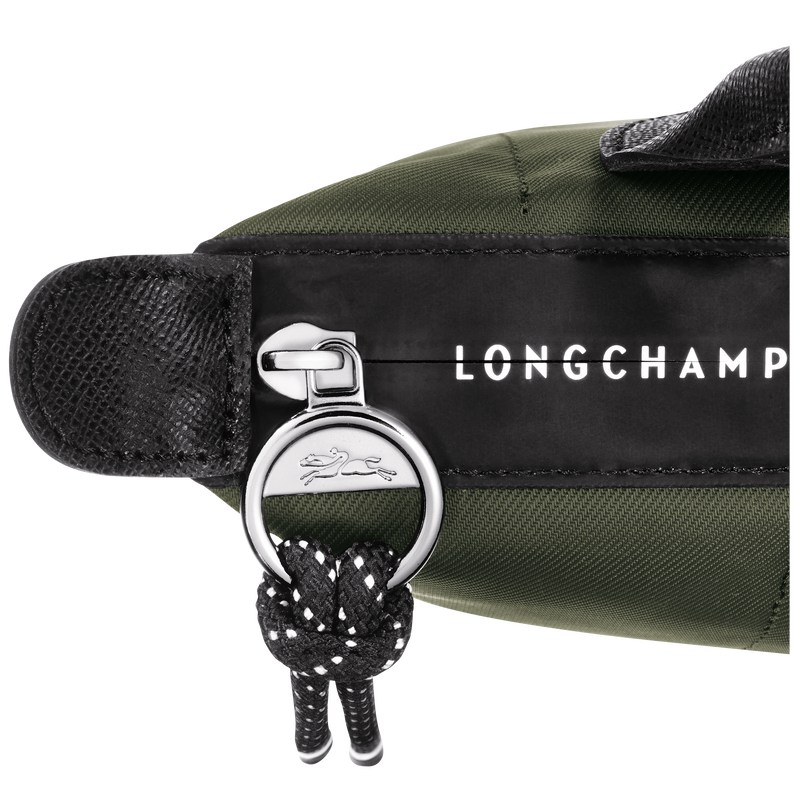 Khaki Longchamp Le Pliage Energy Pouch - Recycled canvas Women Pouches & Cases | 041397MOH