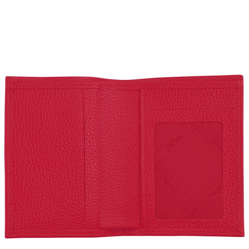 Love Longchamp Le Foulonné Card holder - Leather Women Cardholders & Coin purses | 750289JRI