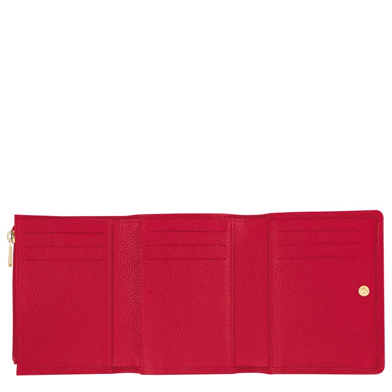 Love Longchamp Le Foulonné - Leather Women Wallets | 796348ENM