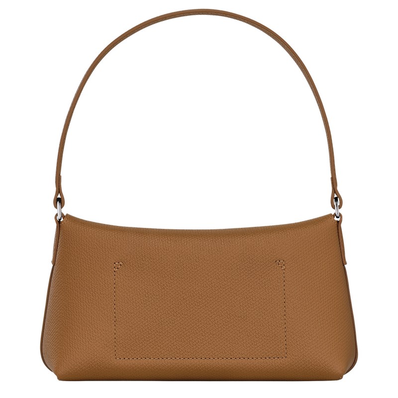 Natural Longchamp Le Roseau S Hobo - Leather Women Shoulder bags | 765830PMQ