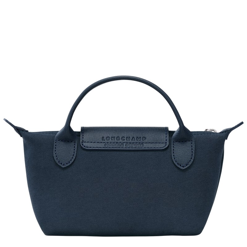 Navy Longchamp Le Pliage Collection Pouch - Canvas Women Pouches & Cases | 275609JIB