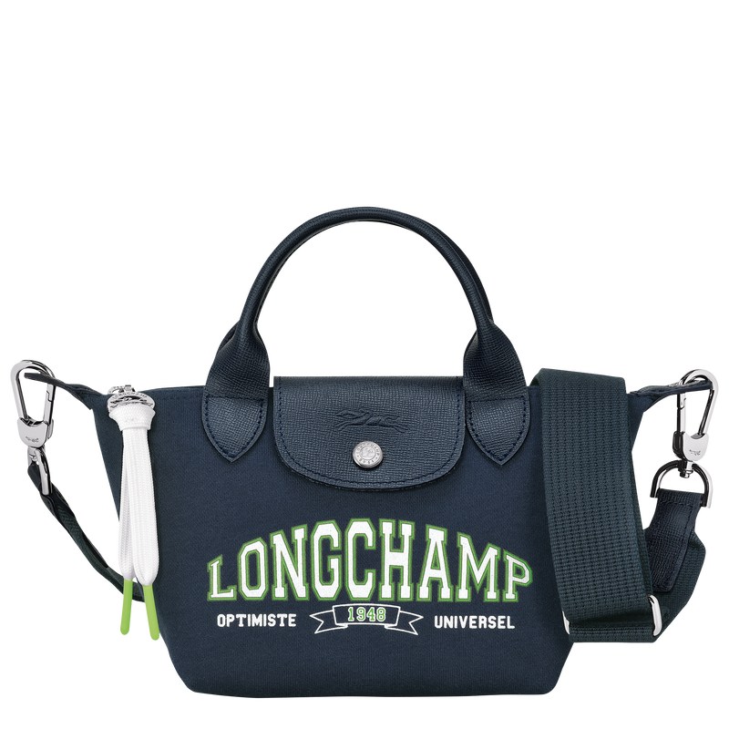 Navy Longchamp Le Pliage Collection XS - Canvas Women Handbags | 153248GDS