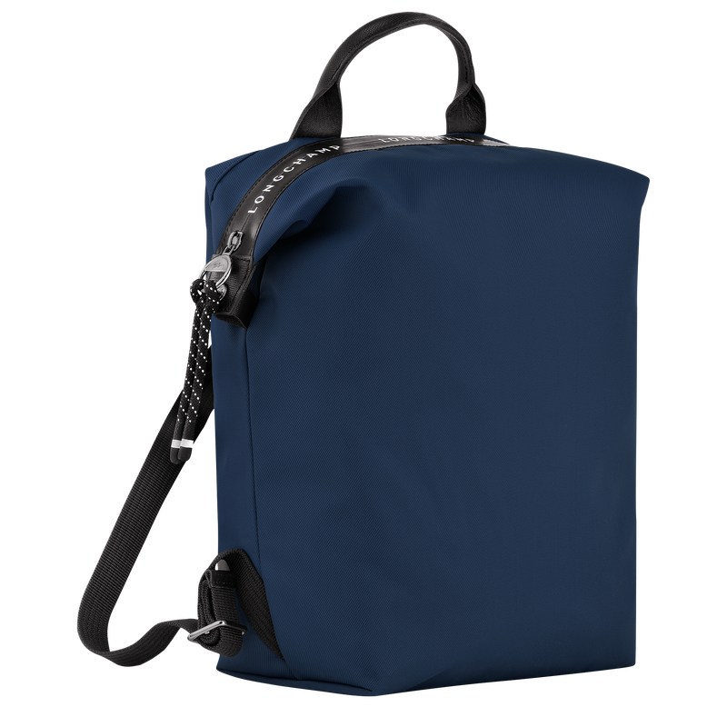 Navy Longchamp Le Pliage Energy L - Recycled canvas Women Backpacks | 863075NBT